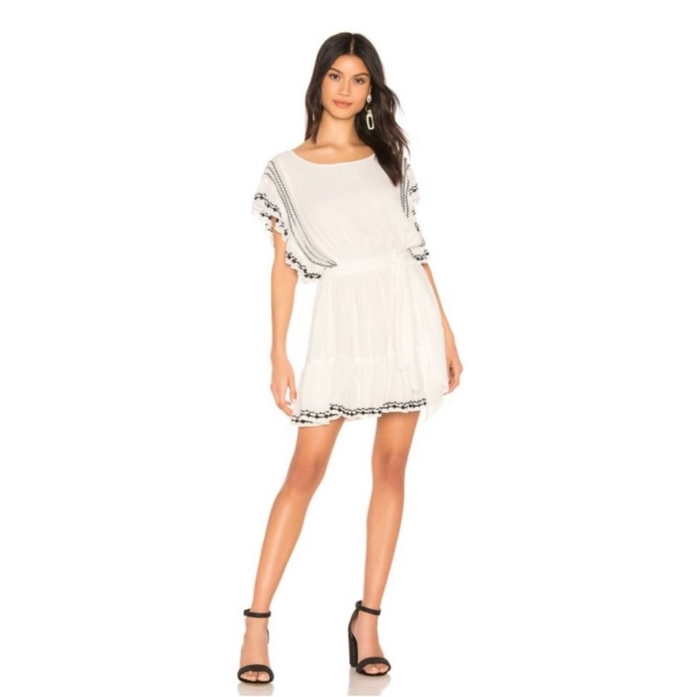 FREE PEOPLE Ivory Backless Summer Dress.  Size XS